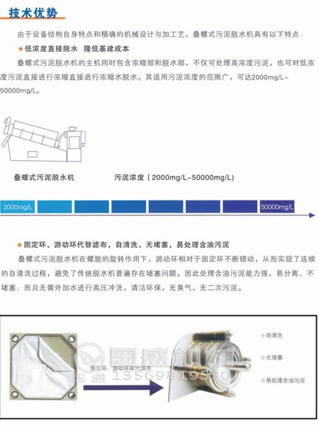 叠螺式污泥脱水机发展前景 叠螺式污泥脱水机发展前景
